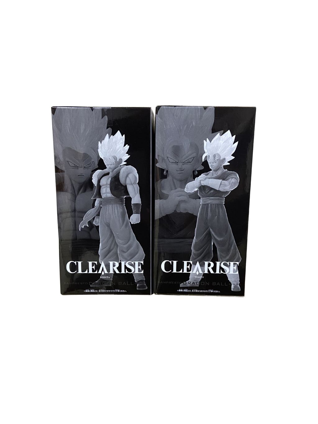 Set de Figuras Dragon Ball Super CLEARISE Gogeta y Vegito