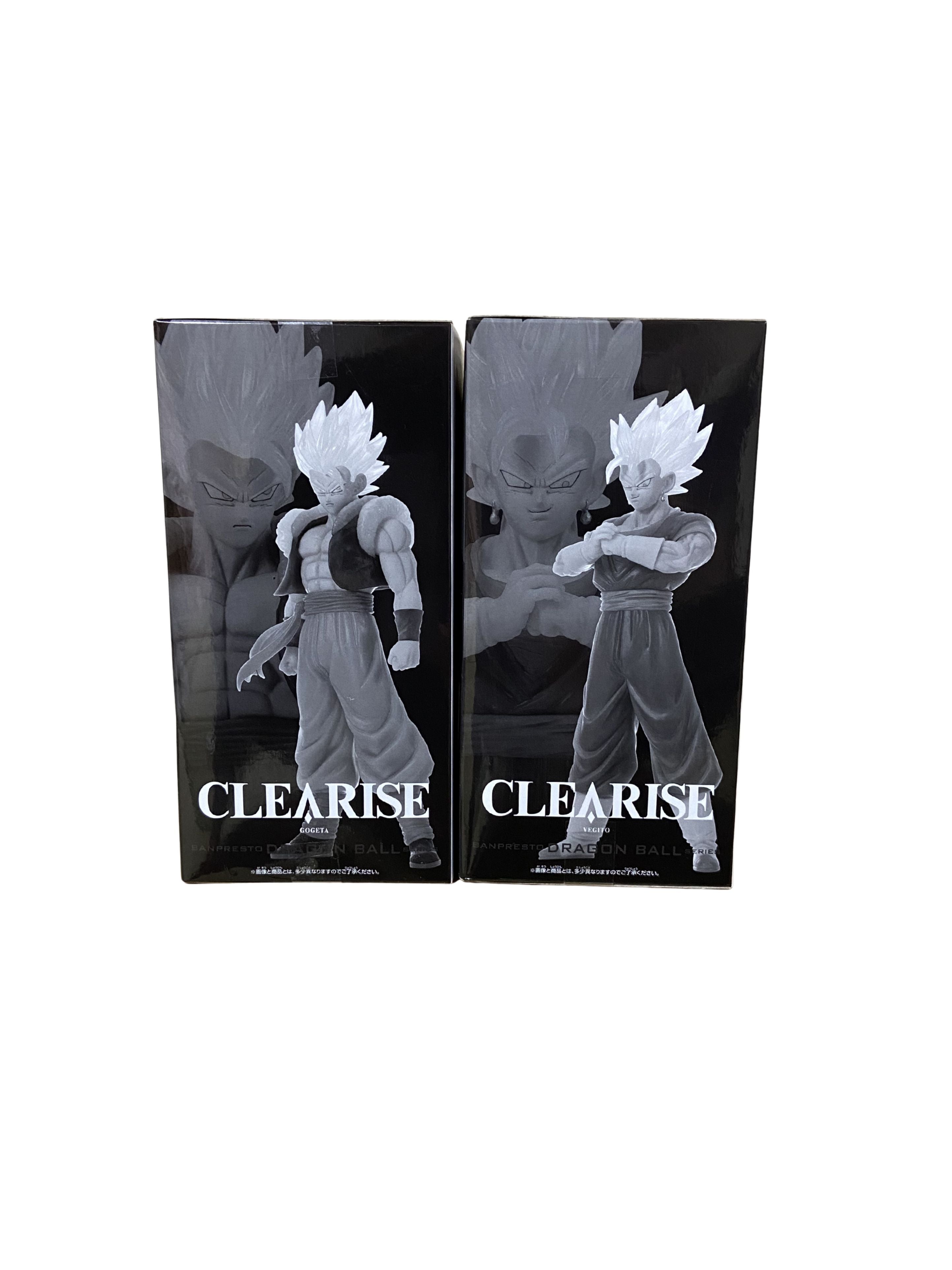 Set de Figuras Dragon Ball Super CLEARISE Gogeta y Vegito